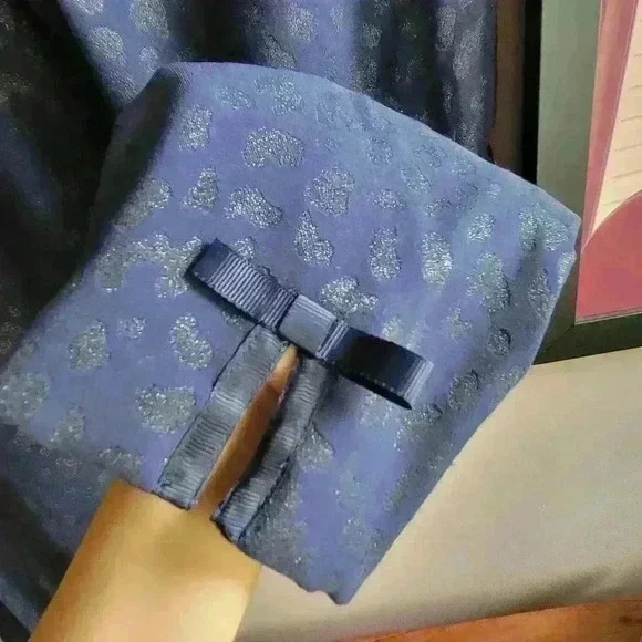 NEW Crown & Ivy Women's Ankle Pants Size 14P Navy Blue - Picture 4 of 9